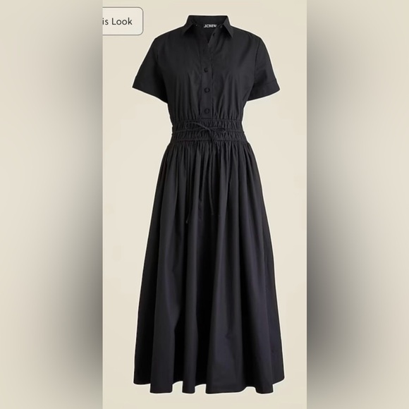 J.Crew Petite Elena shirtdress in cotton poplin - Picture 5 of 10